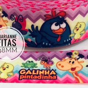 Fita Galinha Pintadinha Colorida