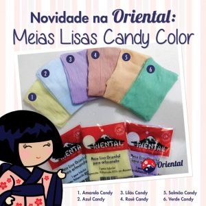 Meias Candy Color